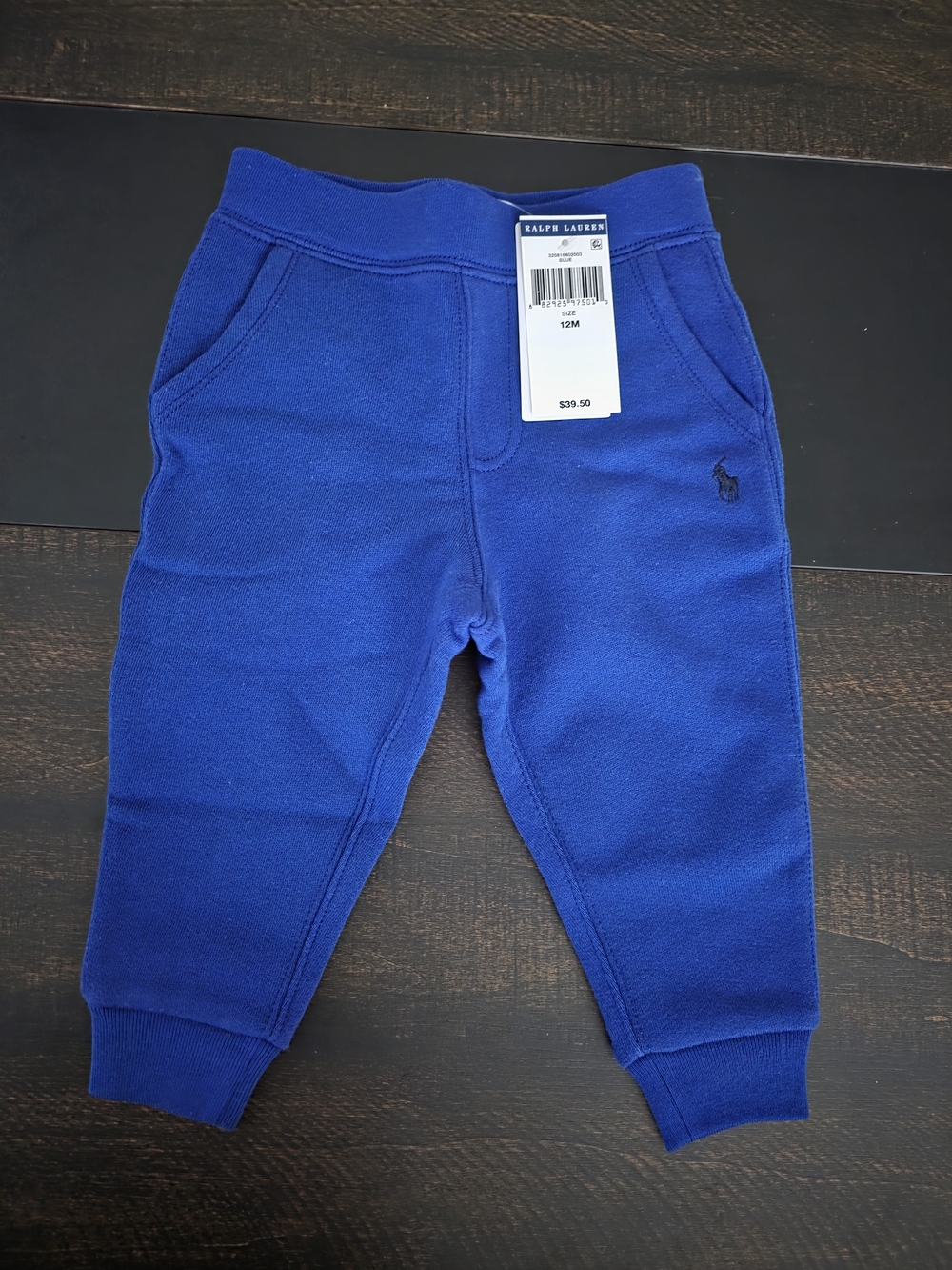 Ralph Lauren Royal Blue Baby Jogger Pants 12M